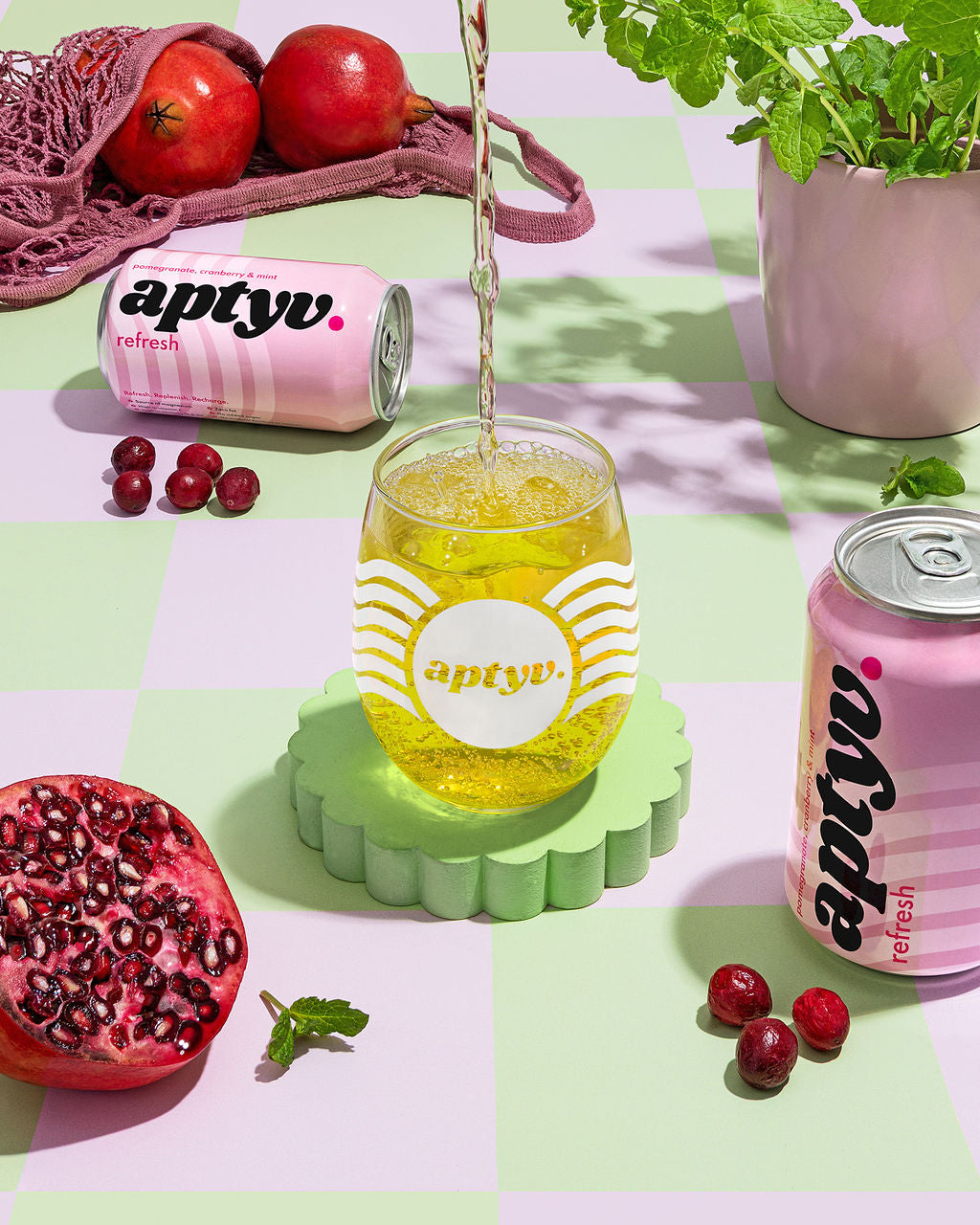 Aptyv Refresh functional soft drink with Moringa and vitamins