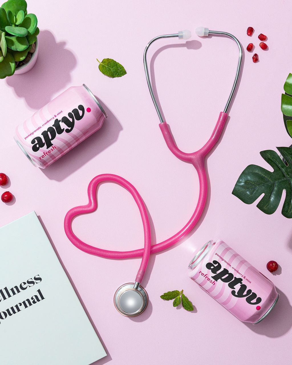 Moringa leaf ingredient in Aptyv Refresh wellness drink